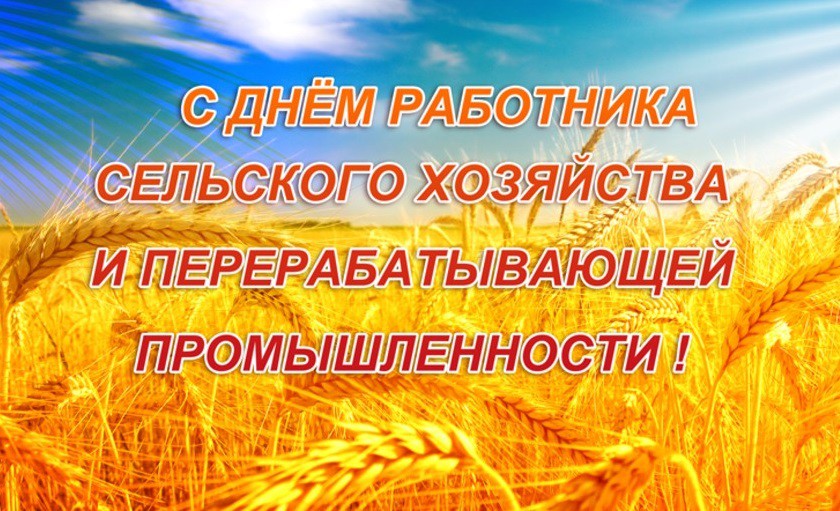 День работника сельского хозяйства и перерабатывающей промышленности.